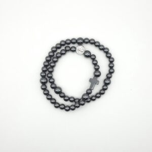 Rosario de pulsera Hematita